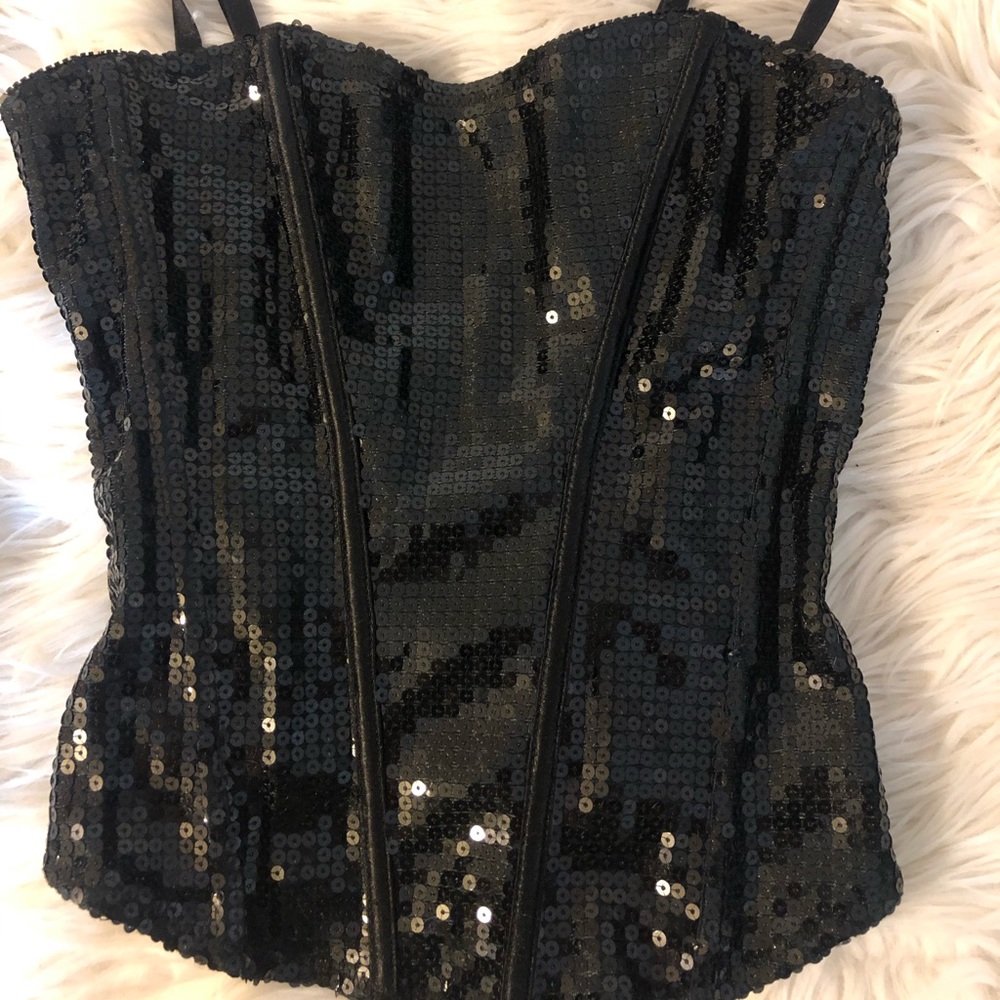 Sparkly Halloween Spirit/ black corset